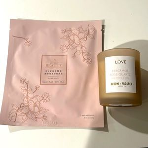 Mask and candle